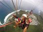 Parapente tandem en océan indien